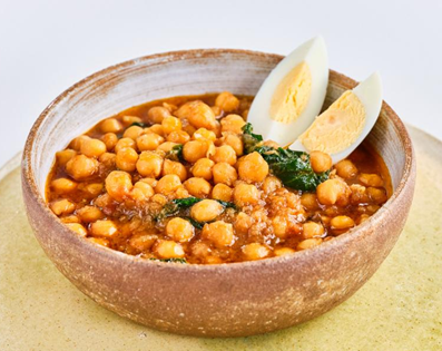 Recetario Profand: garbanzos con bacalao